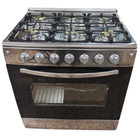 Cocina de Gas 6 hornillas y horno