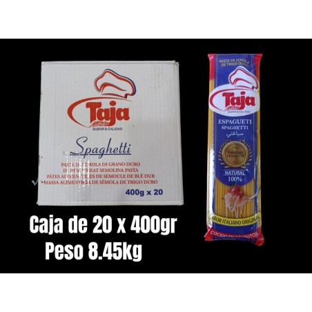 Caja de espaguetis 20 x 400 gramos